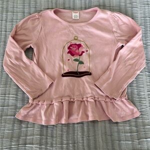Beauty & the Beast Rose tee size 7